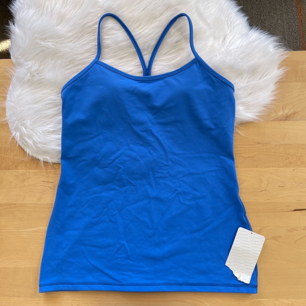 Lululemon Power Y Tank Pipe Dream Blue New NWT Size 12